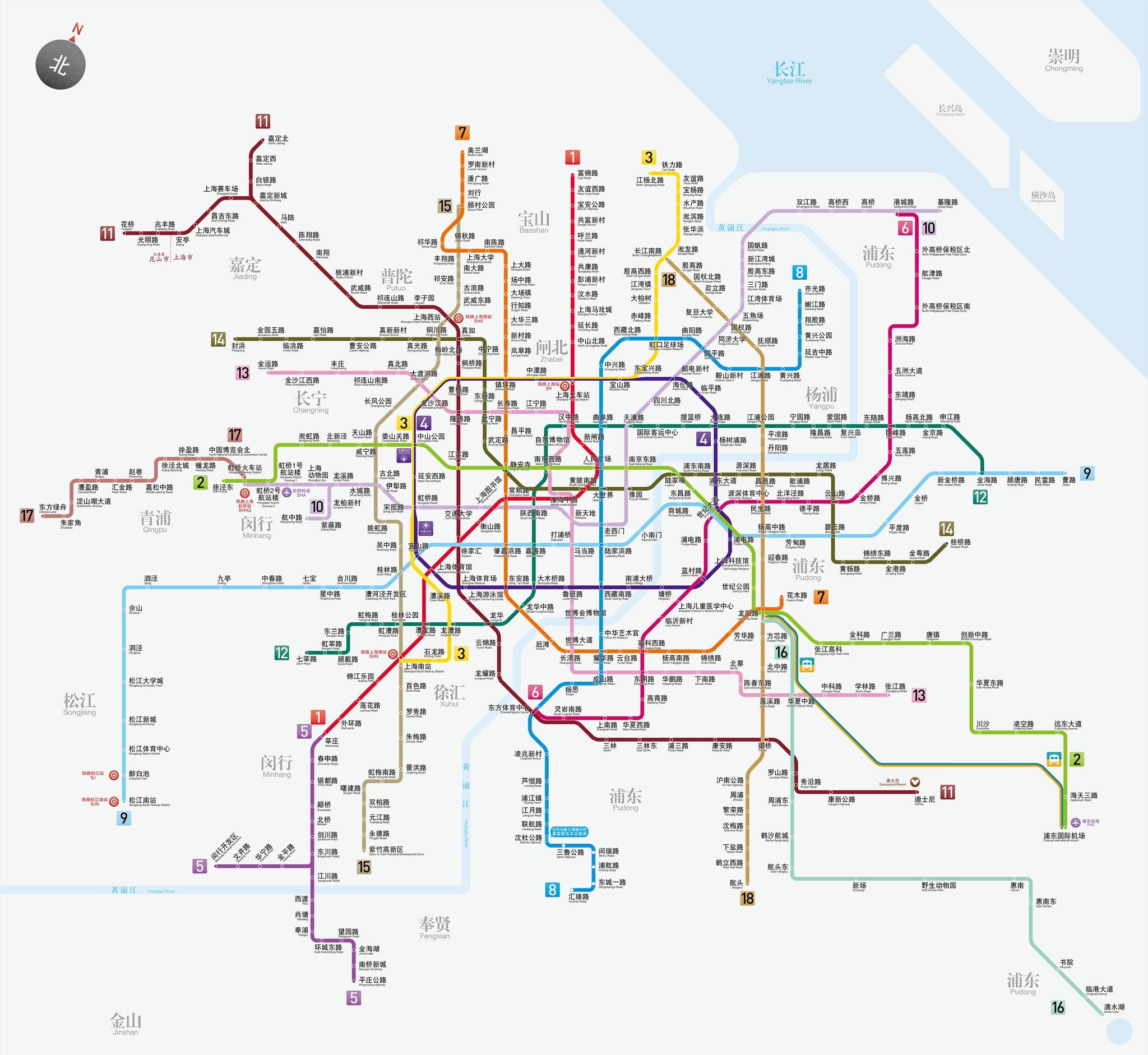 shanghai subway map